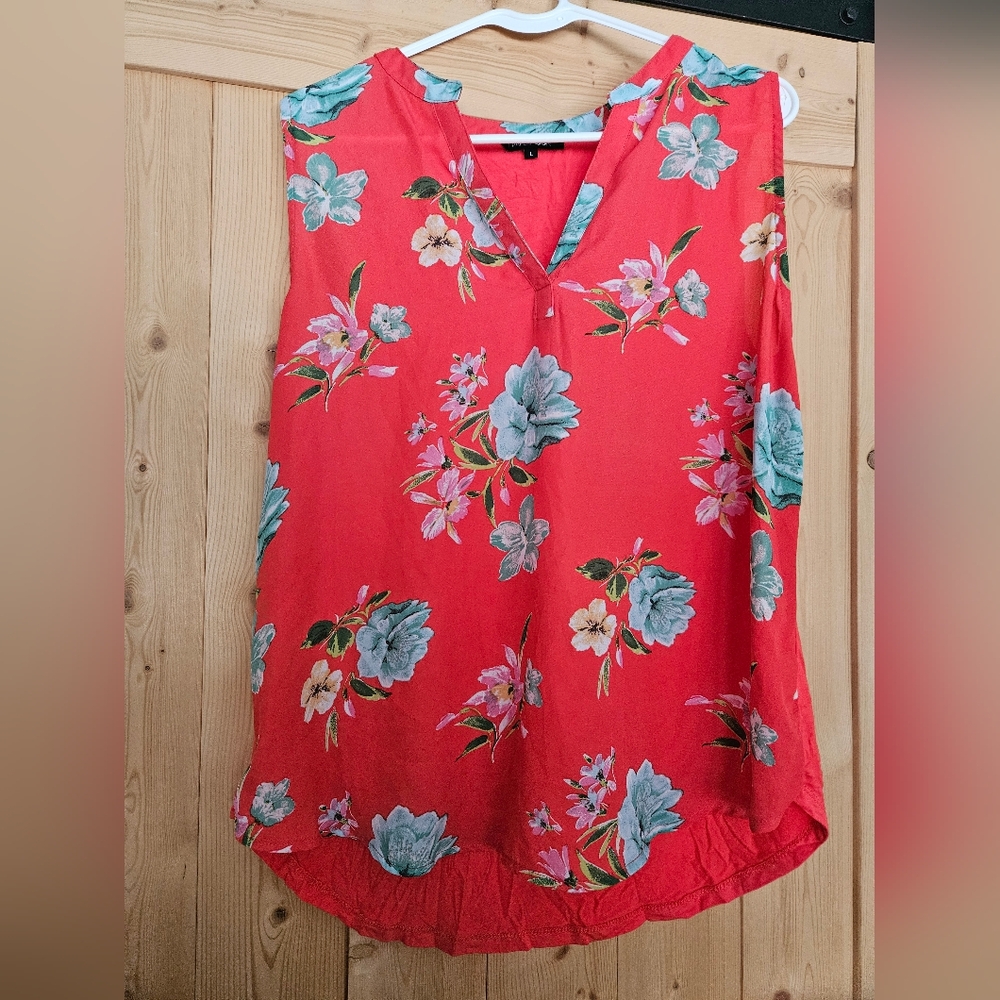 Papermoon Sleevless Floral Blouse, Large